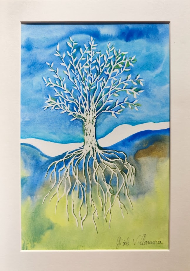 Petit arbre de vie 02 (24,5 x 15,8 cm)