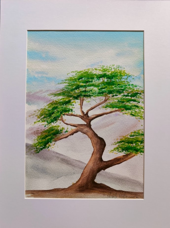 Solitude paisible (29 x 20,2 cm)